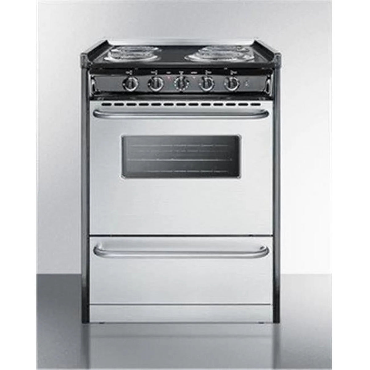 24 in. Slide-In Electric Range with Stainless Steel Doors R165109