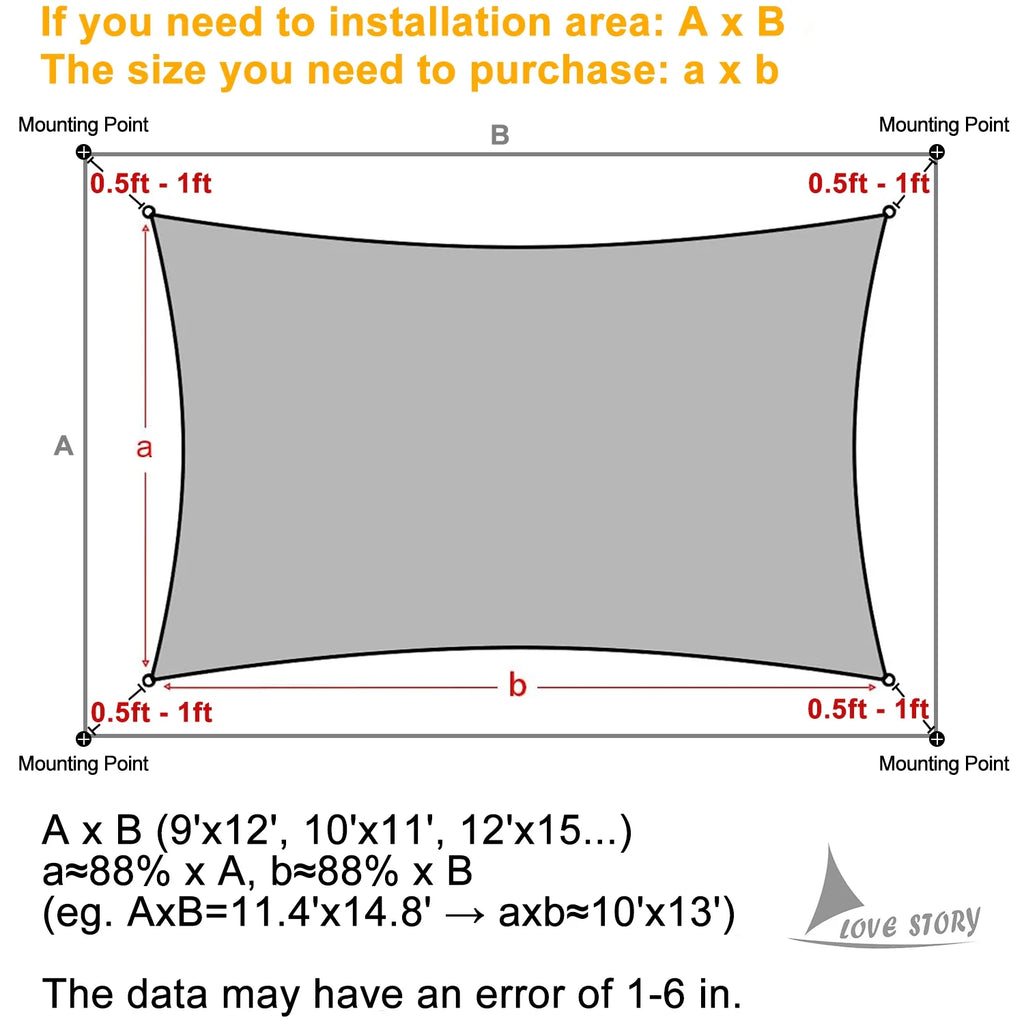 12' x 12' x 12' Sand Triangle Sun Shade Sail UV Block Awning Q199