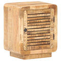 Rough Mango Wood Bedside Cabinet Q39908