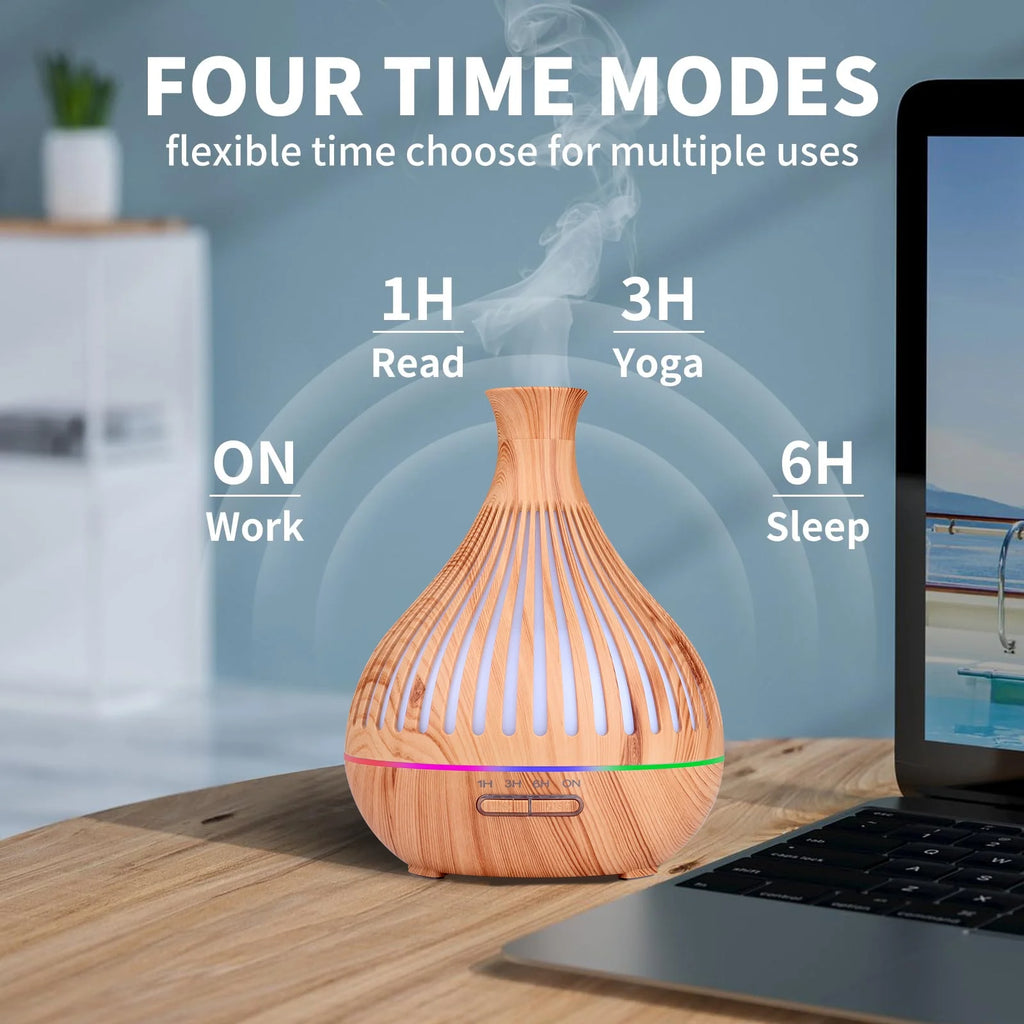 500ML Ultrasonic Diffuser with Remote Control & Timer W677217