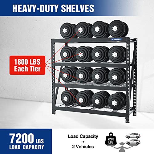 5-Tier Heavy Duty Adjustable Metal Shelving Unit R115720