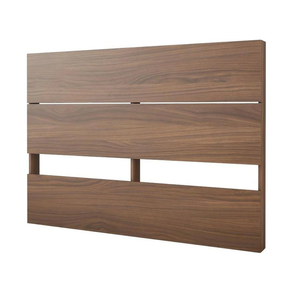 4 Piece Full Size White and Walnut Bedroom Set N702