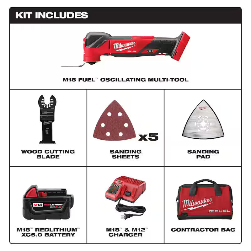 18V Cordless Brushless Oscillating Multi-Tool Kit V71046