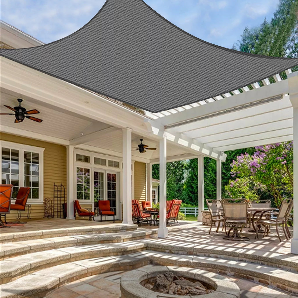 12' x 12' x 12' Sand Triangle Sun Shade Sail UV Block Awning Q199