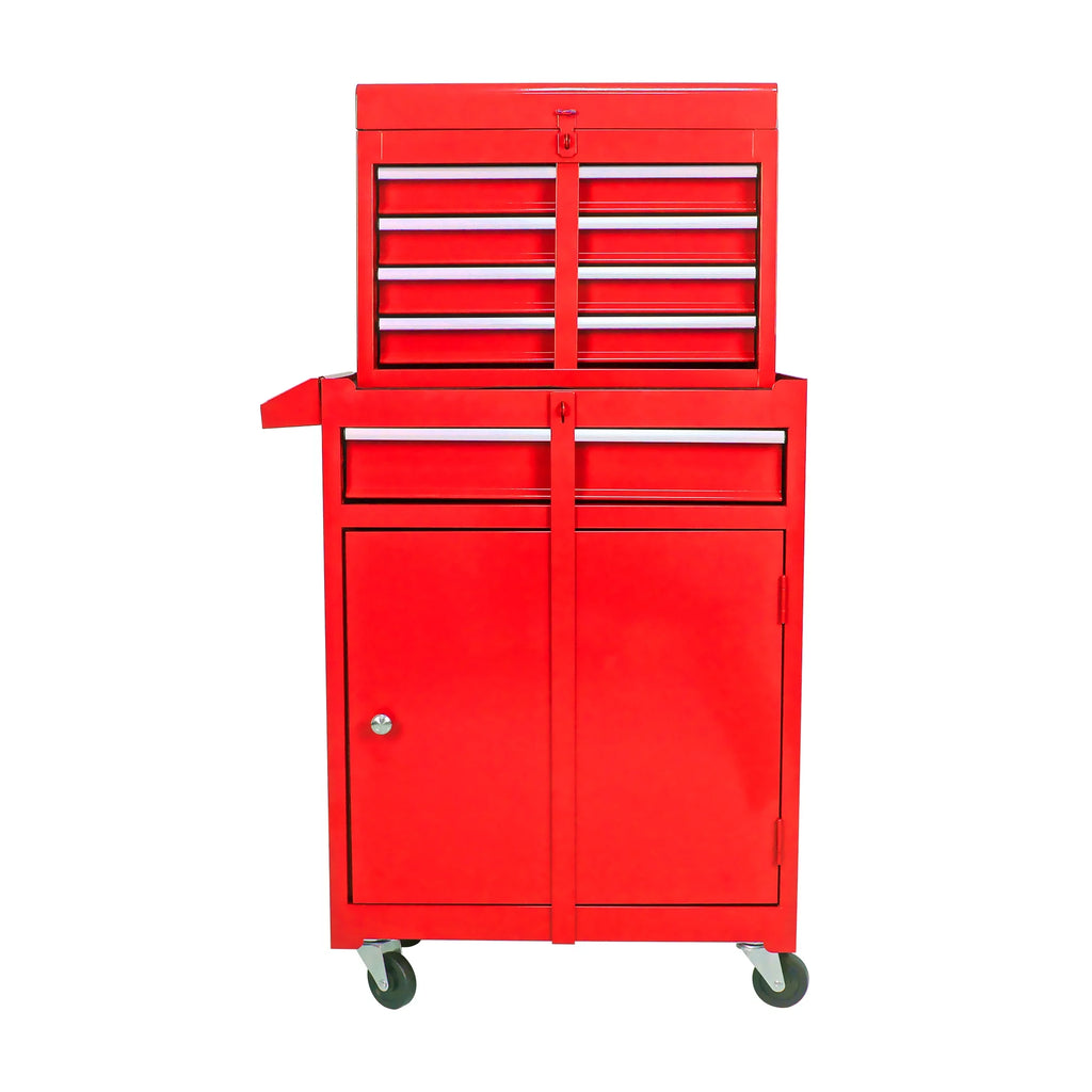Black 4 Drawer Stainless Steel Rolling Tool Chest and Cabinet G905270