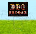 BBQ Brisket 18" x 24" Yard Sign with Metal Step Stake B8856