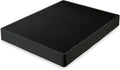 Queen Black Mattress Box Spring with Metal Foundation D254047