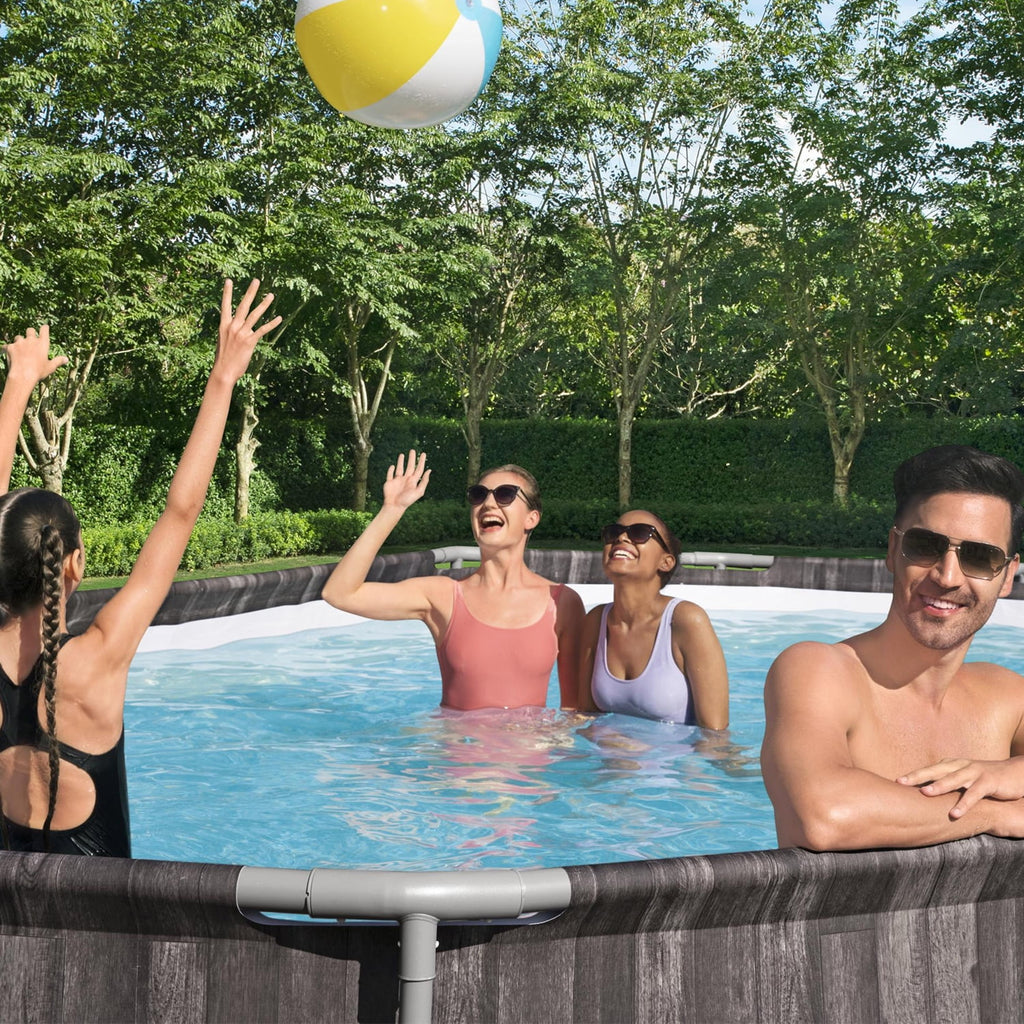 20' x 12' x 48 Oval Above Ground Swimming Pool Set P910319