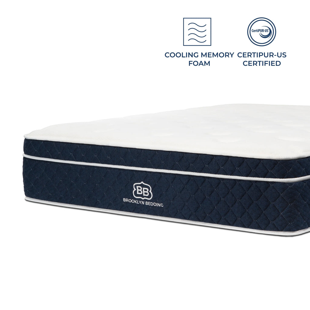 14" Plush Hybrid Queen Mattress with Cooling Cover A119491