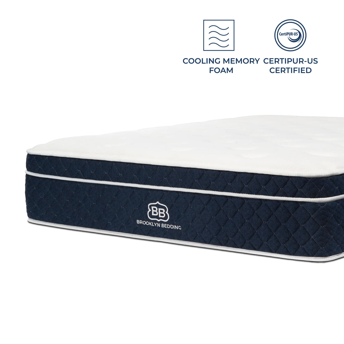 14" Plush Hybrid Queen Mattress with Cooling Cover A119491