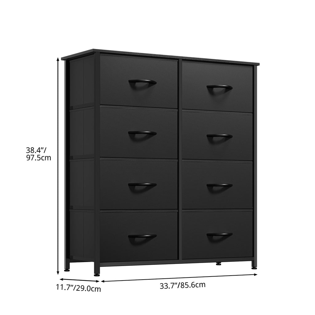 8 Drawer Fabric Dresser L84243