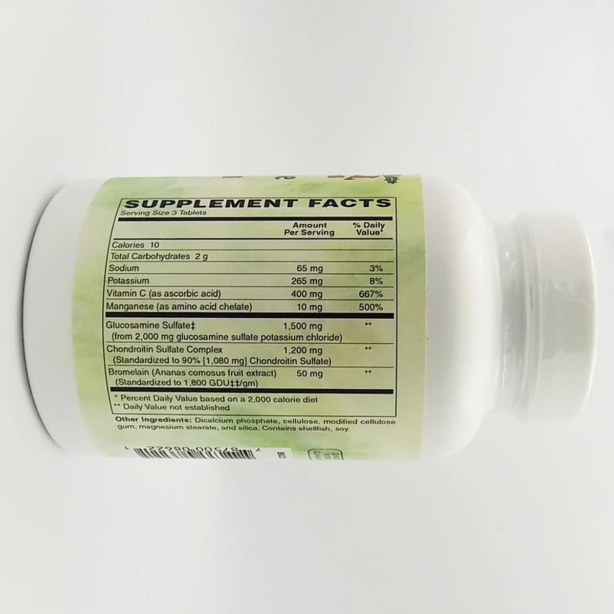 Glucosamine and Chondroitin Sulfate 120 Tablets X9212