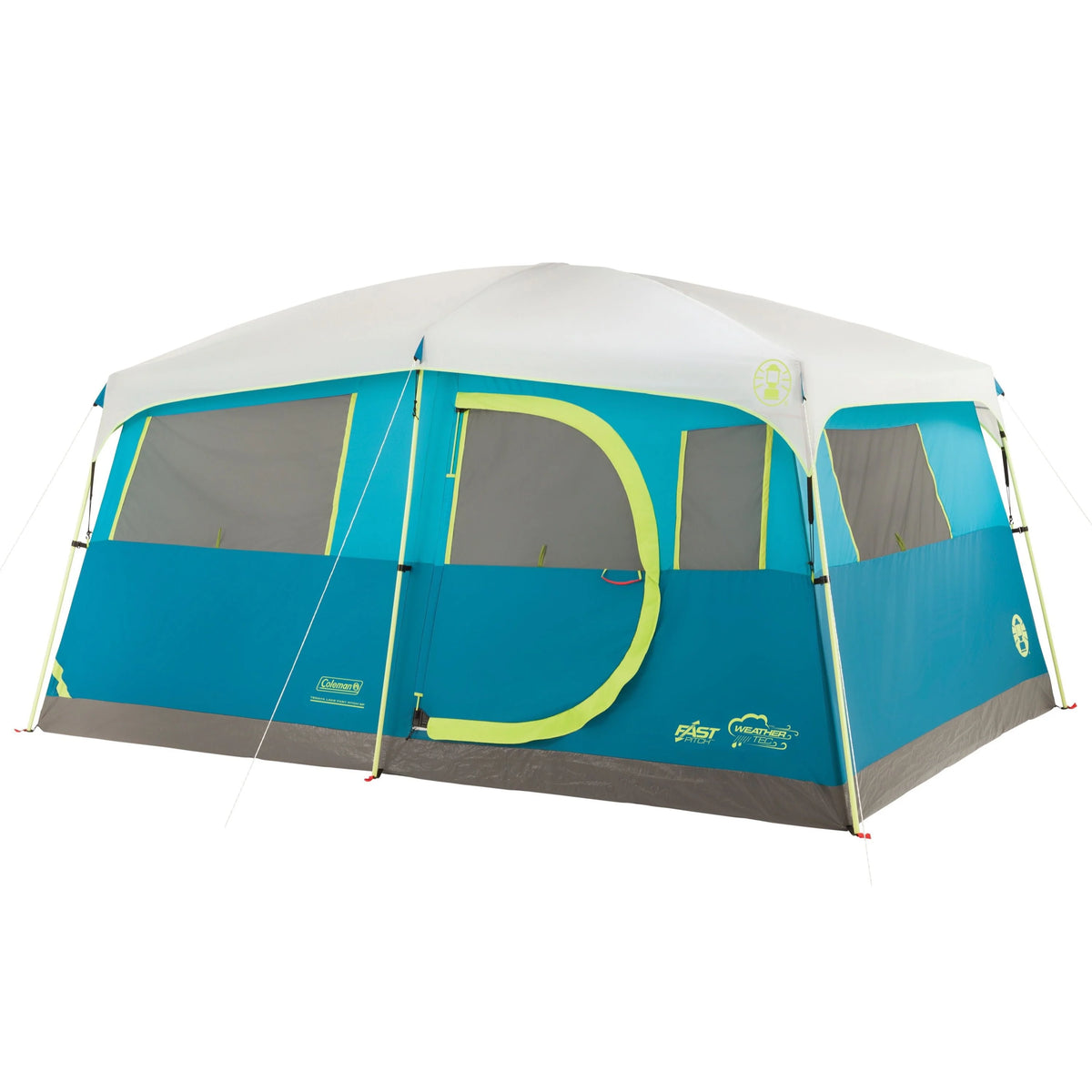 8-Person Light Blue Cabin Camping Tent Y23096