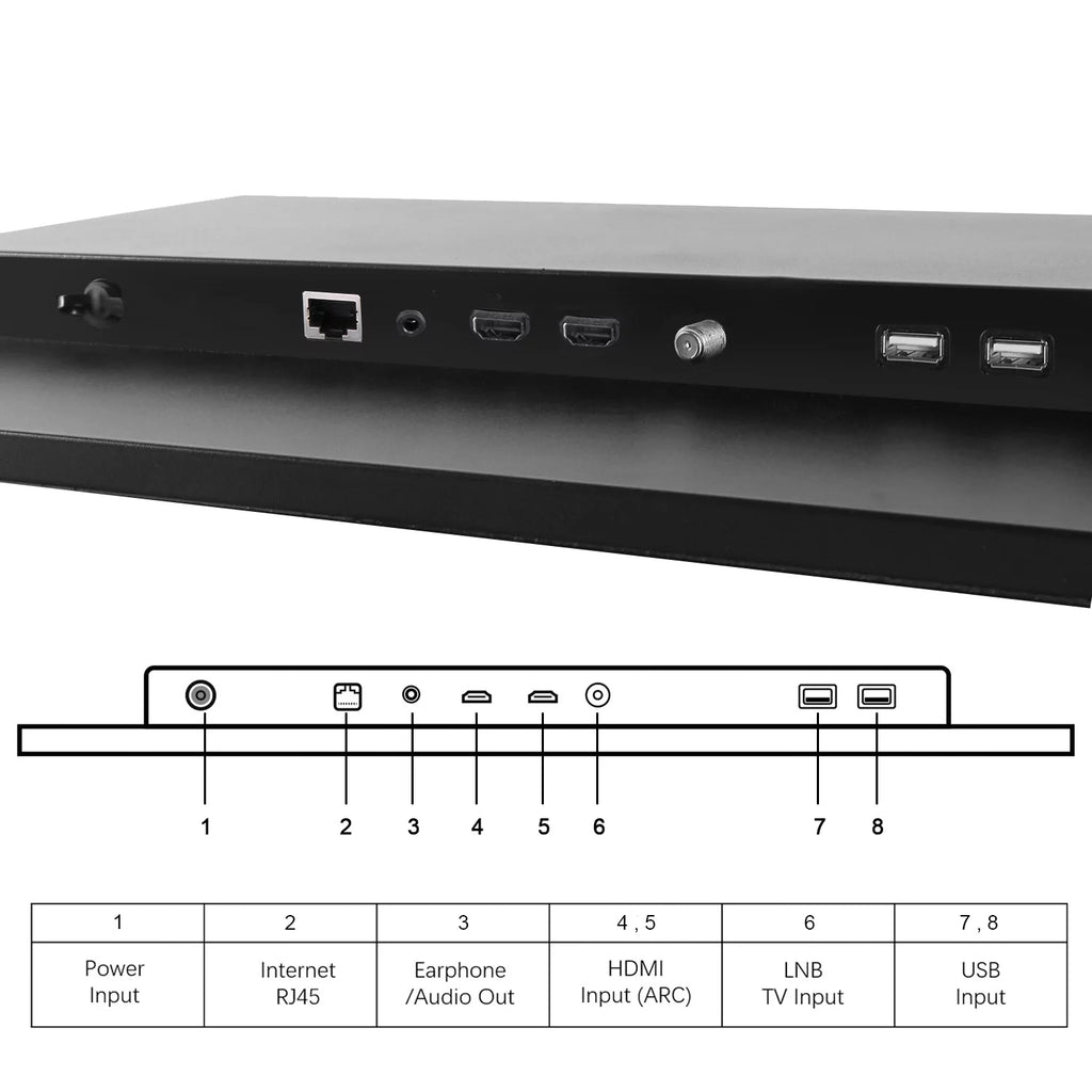 27 inches Wifi Waterproof LED Bathroom Television L82477