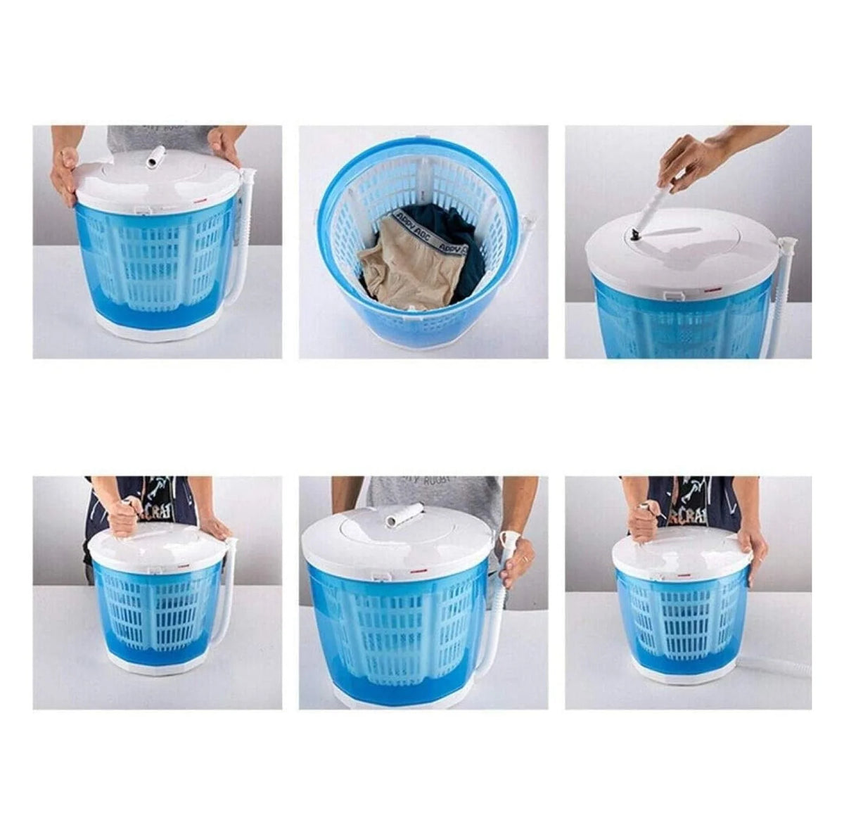 Mini Portable Manual Non Electric Washing Machine U731571