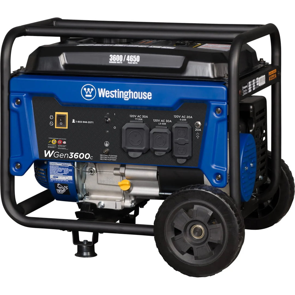 Gas Powered Portable Generator with CO Sensor F135