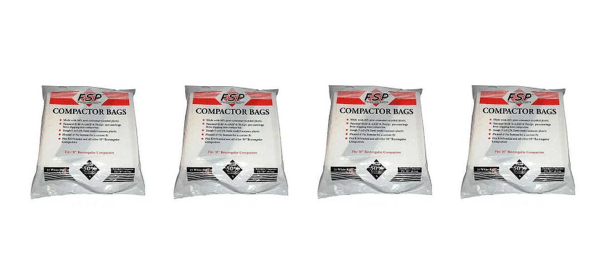 60 Trash Compactor Bags 18" X1728