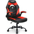 Pink Ergonomic PU Leather Computer Chair with Lumbar Support H7831