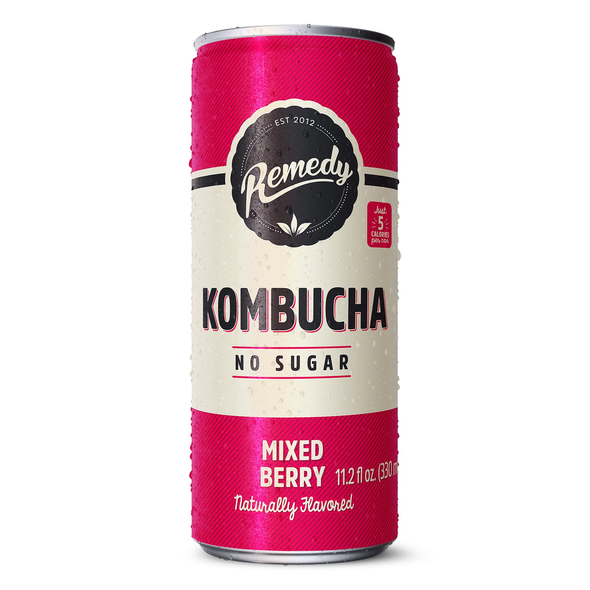 Mixed Berry Sugar Free Kombucha 12 Pk 11.2 oz Cans T7461
