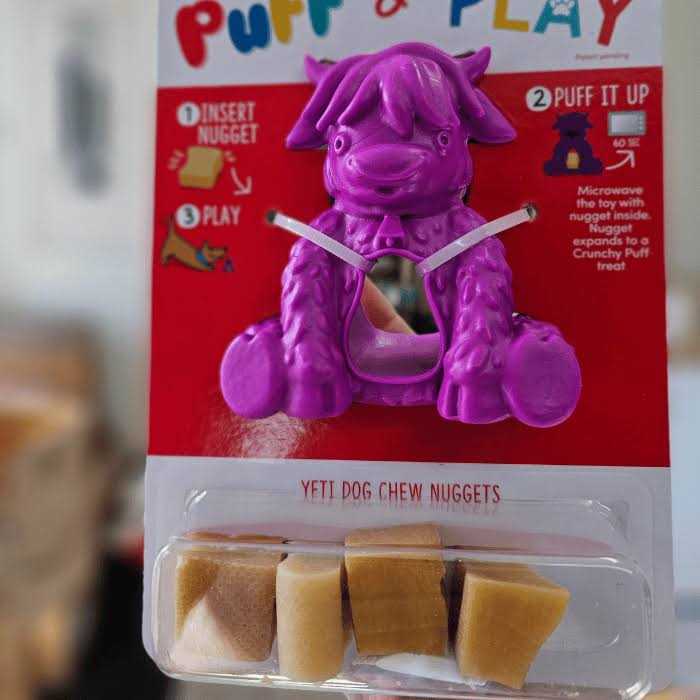 Dog Puff & Play Toy W856