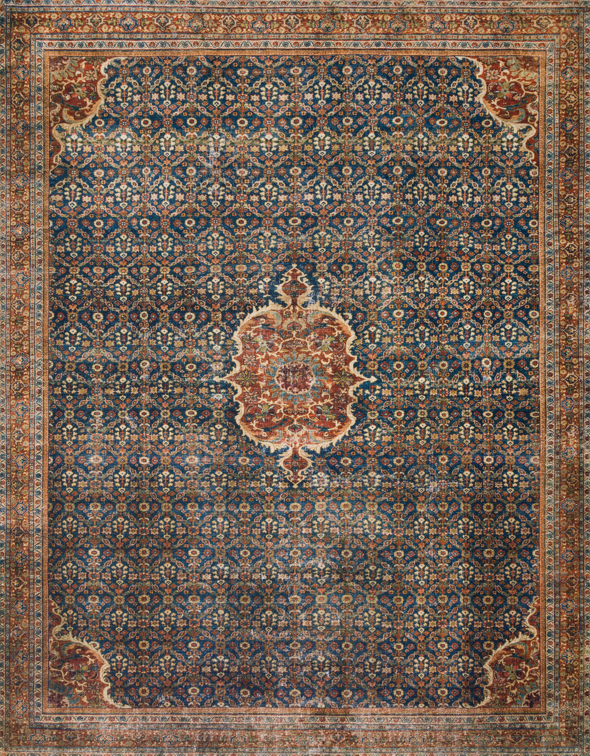 Cobalt Blue Spice Rug 9'0 x 12'0 L656