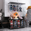 Black 3 Shelf Glass Display Cabinet D64971