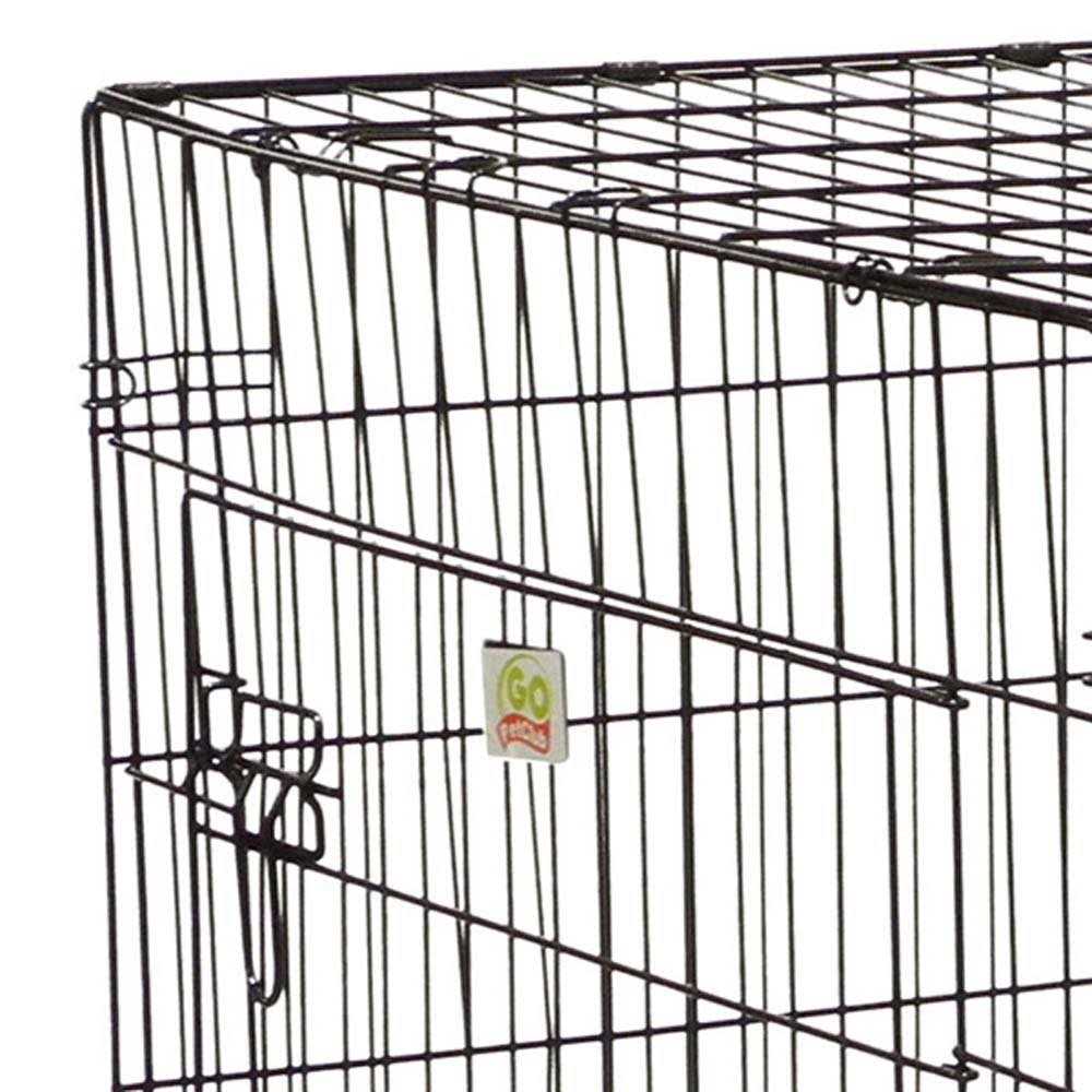 2-Door Metal Dog Crate with Divider Z4392