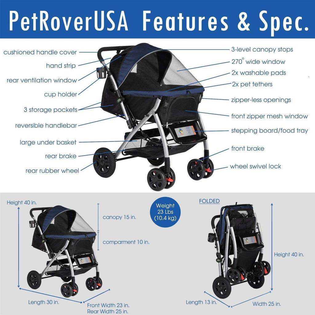 Heavy Duty Pet Stroller U877