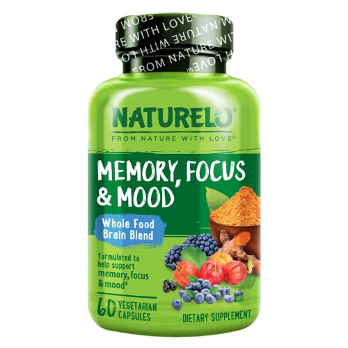 Whole Food Brain Blend Supplement 60 Vegetarian Capsules T940914
