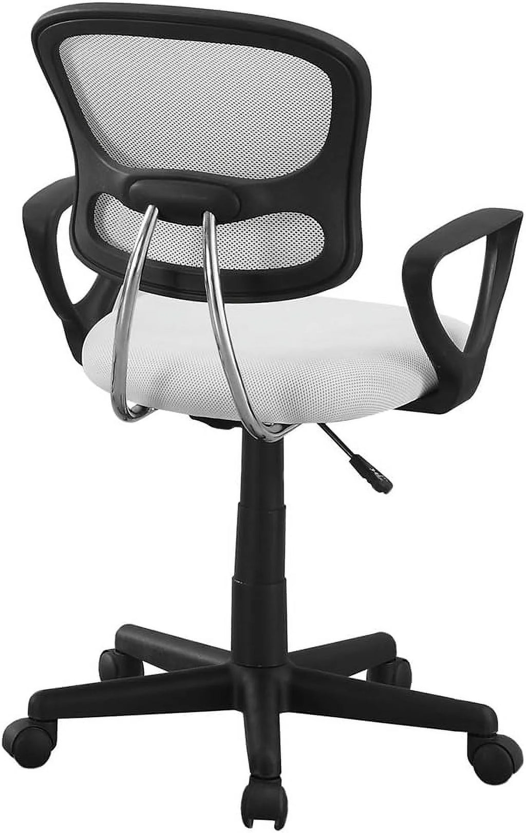 White Black Mesh Ergonomic Swivel Office Chair G5935