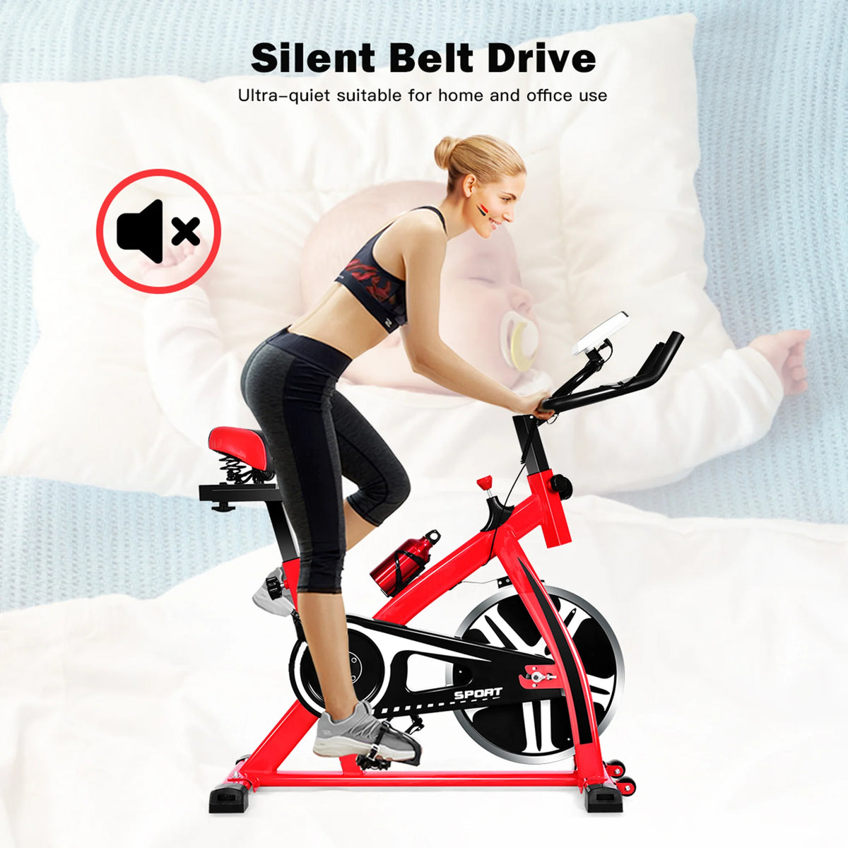 Exercise Bike with Adjustable Resistance K3212