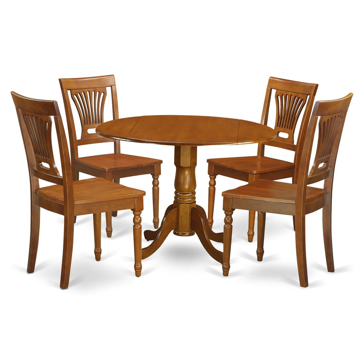 Saddle Brown 5-Piece Dining Set K104