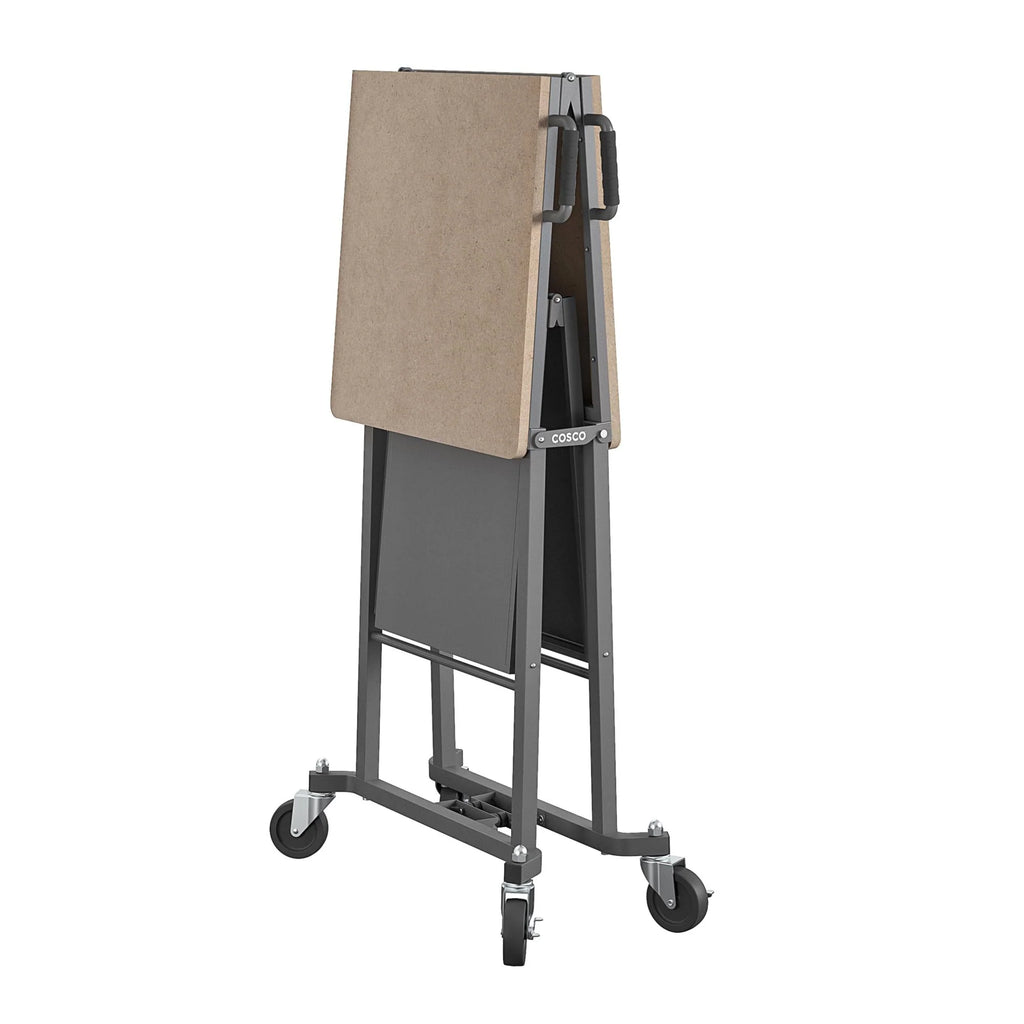 Portable Folding Workbench with Locking Casters, 600 lb. Capacity S906174