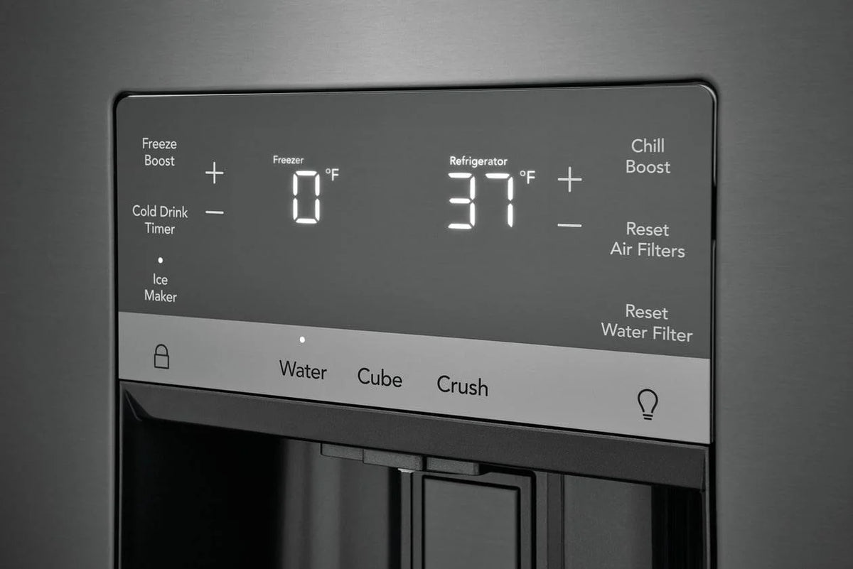 27.8 Cu. Ft. Black Stainless French Door Refrigerator L710569