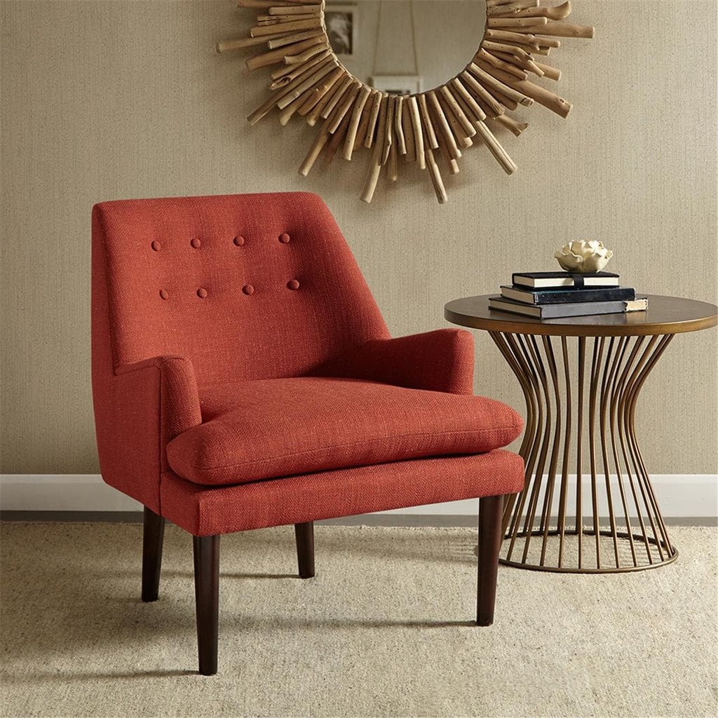 Midcentury Modern Upholstered Accent Chair I7932