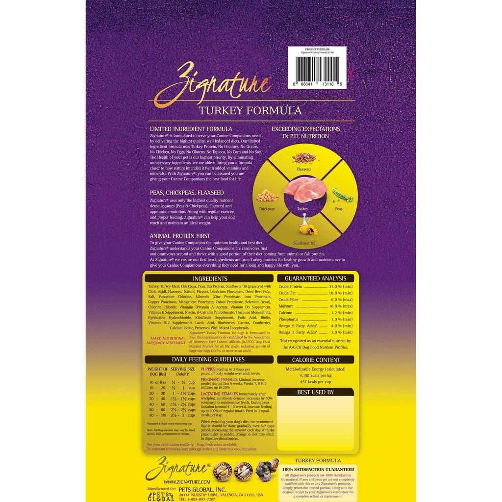Turkey Formula Dry Dog Food L559623