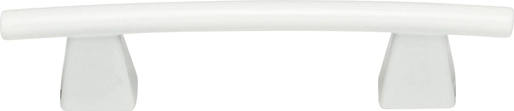 4.70 Inch High White Gloss Finish Bar Pull G59230