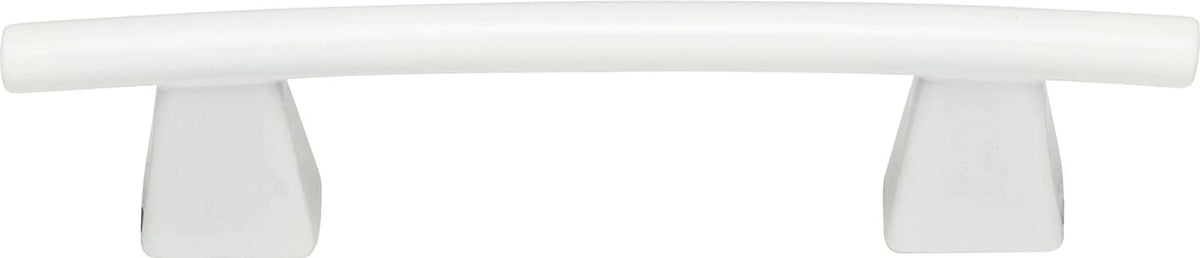 4.70 Inch High White Gloss Finish Bar Pull G59230