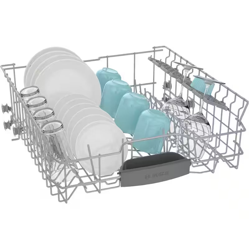White Front Control Tall Tub Dishwasher with Stainless Steel Tub B583892