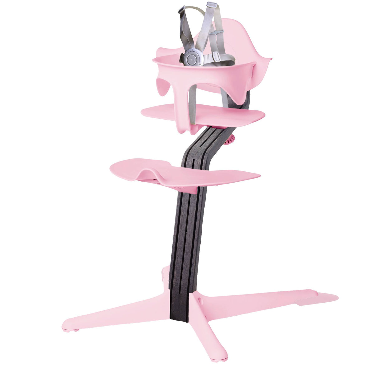 Pink Black Oak Highchair I1242