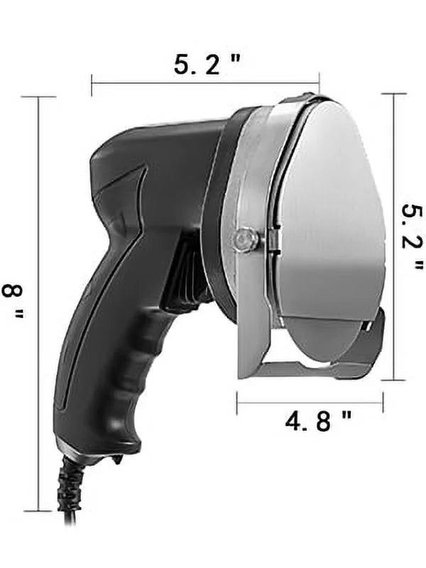 110V Electric Shawarma Knife 80W Stainless Steel 2800 RPM with 2 Blades D935