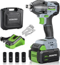 Cordless Impact Wrench 1/2 inch 20V Brushless High Torque 370 Ft-Lbs with Battery S694