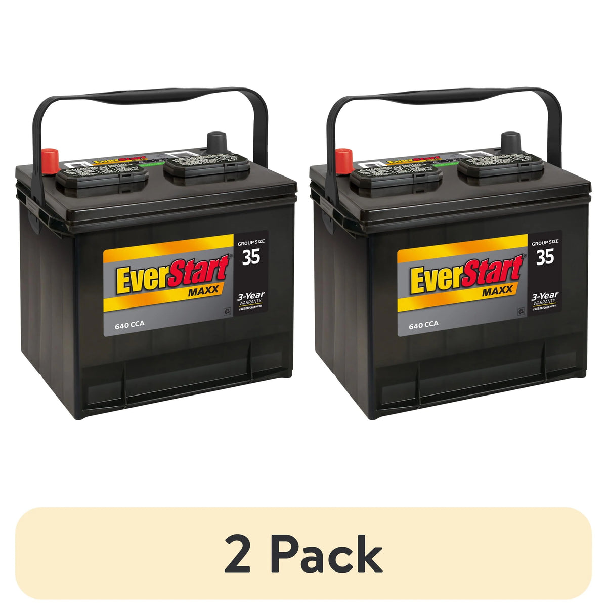 Lead Acid Automotive Battery Group Size 35 12 Volt 640 CCA Z7565