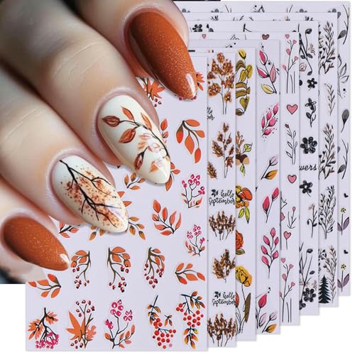 Varied Holiday Nail Art Stickers R4298