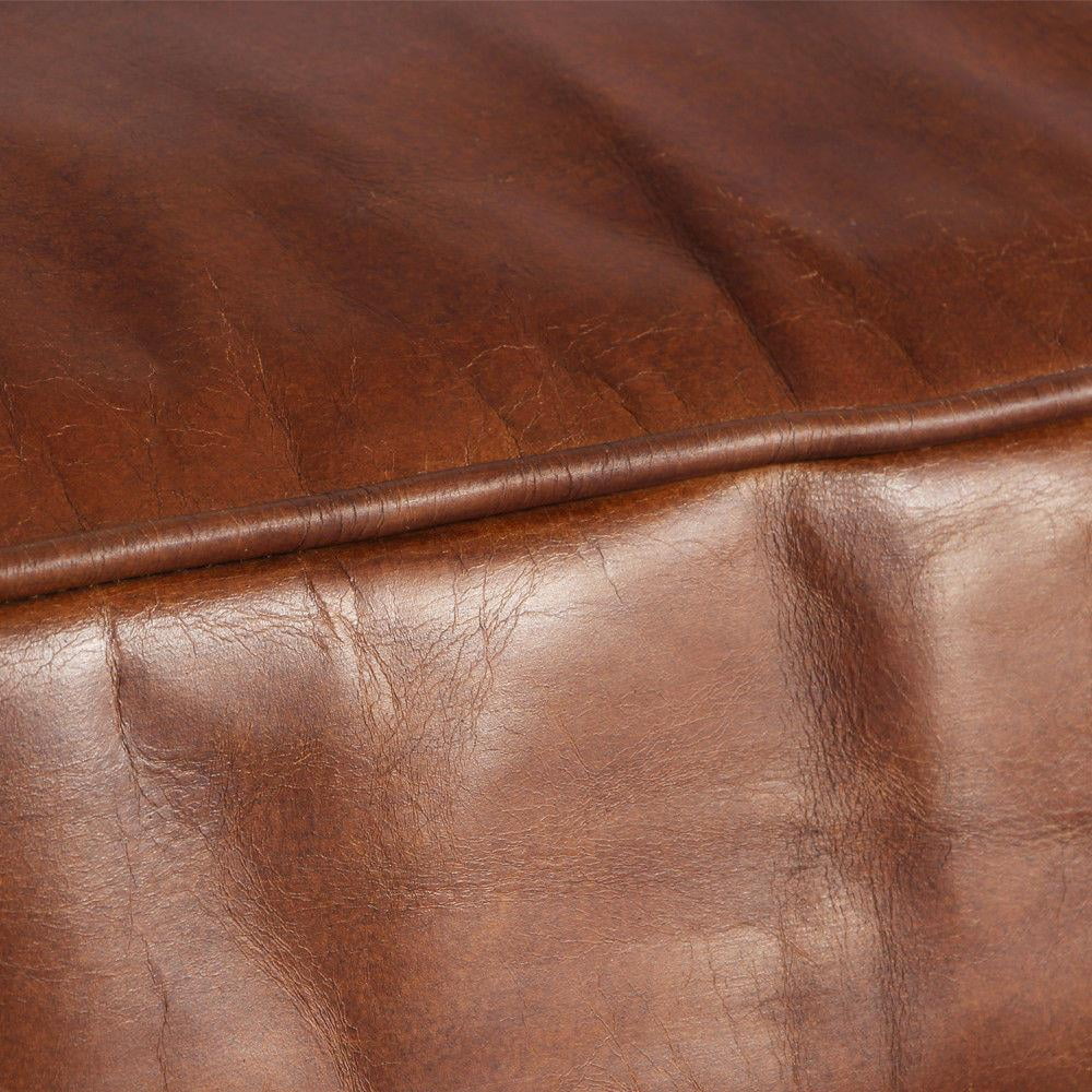 Antique 3 Seater Aged Leather Sofa J913926