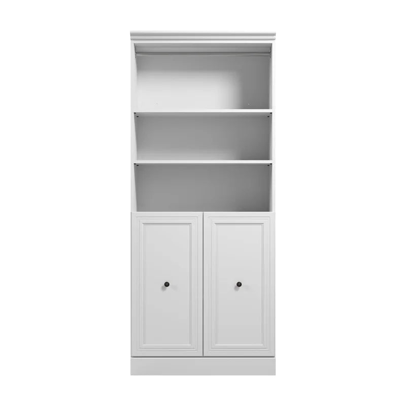 Queen Murphy Bed and Organizer in White S92333
