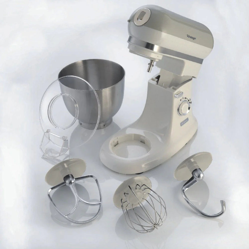 Vintage 5.5L 2400W Beige Stand Mixer J6535