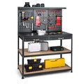 48'' Workbench with Peg Board Hook Kit & Drawers N86096