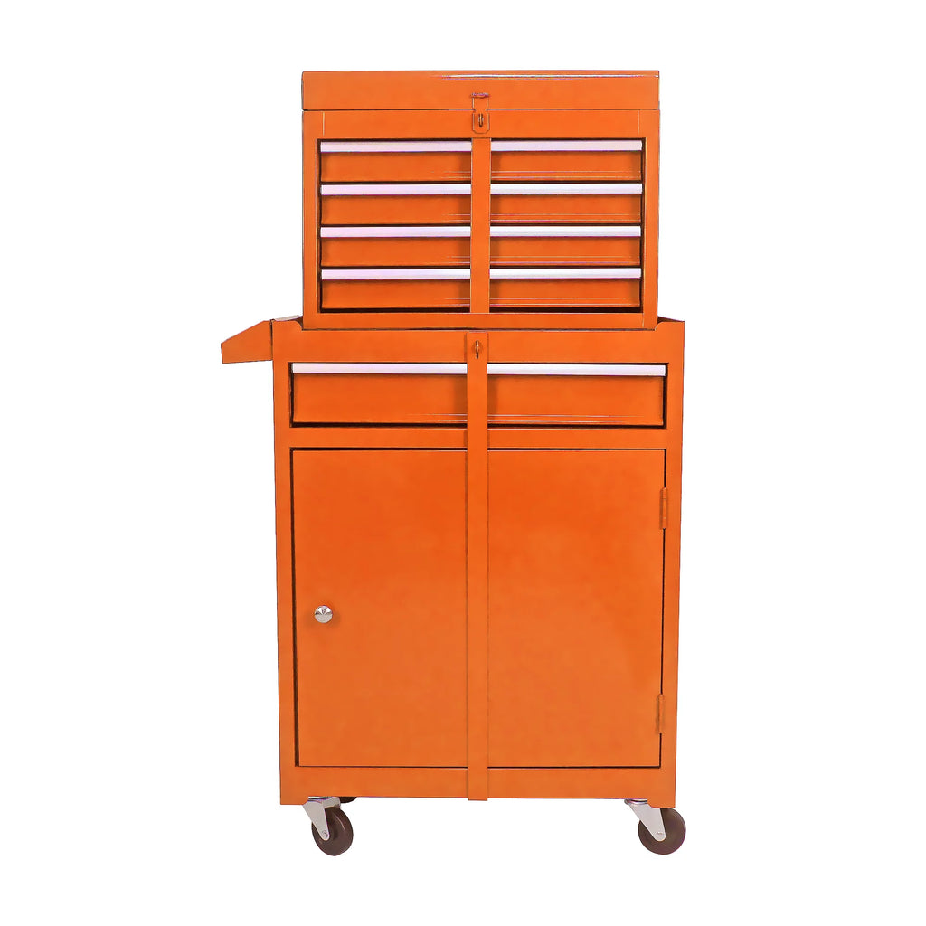 Black 4 Drawer Stainless Steel Rolling Tool Chest and Cabinet G905270
