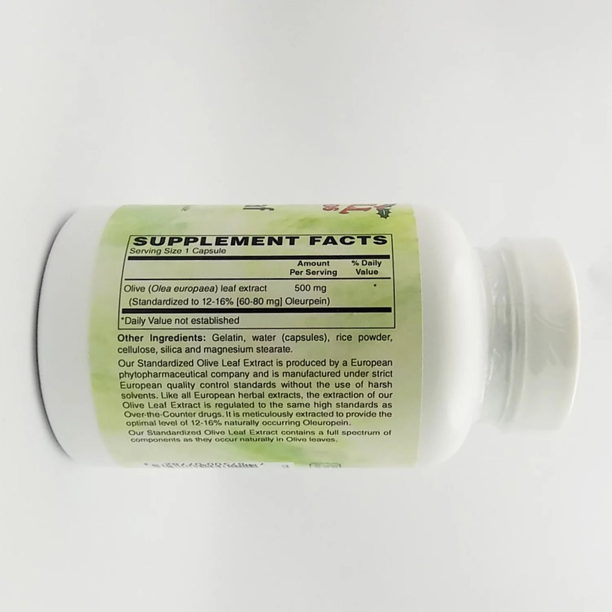 Olive Leaf 500 MG 120 Capsules Q2161